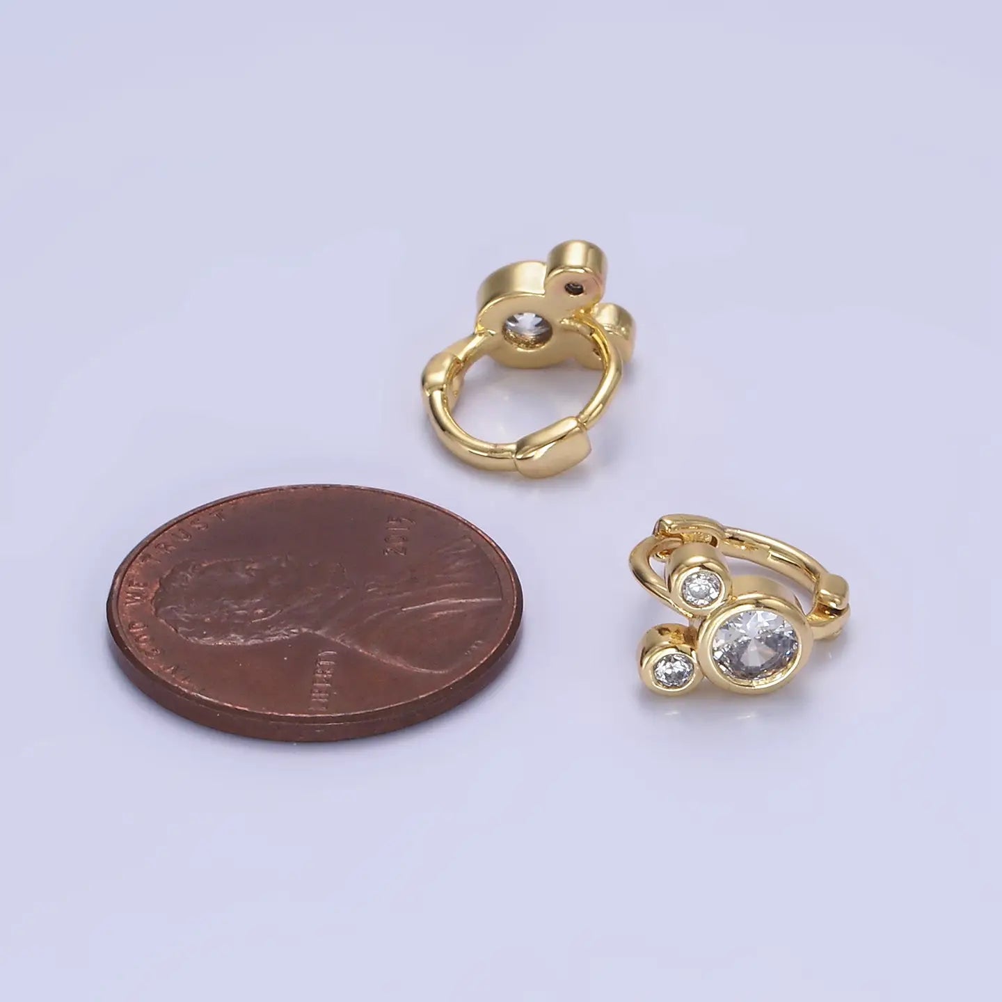 Mouse Huggie Earrings