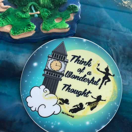 Think of A Wonderful Thought Sticker