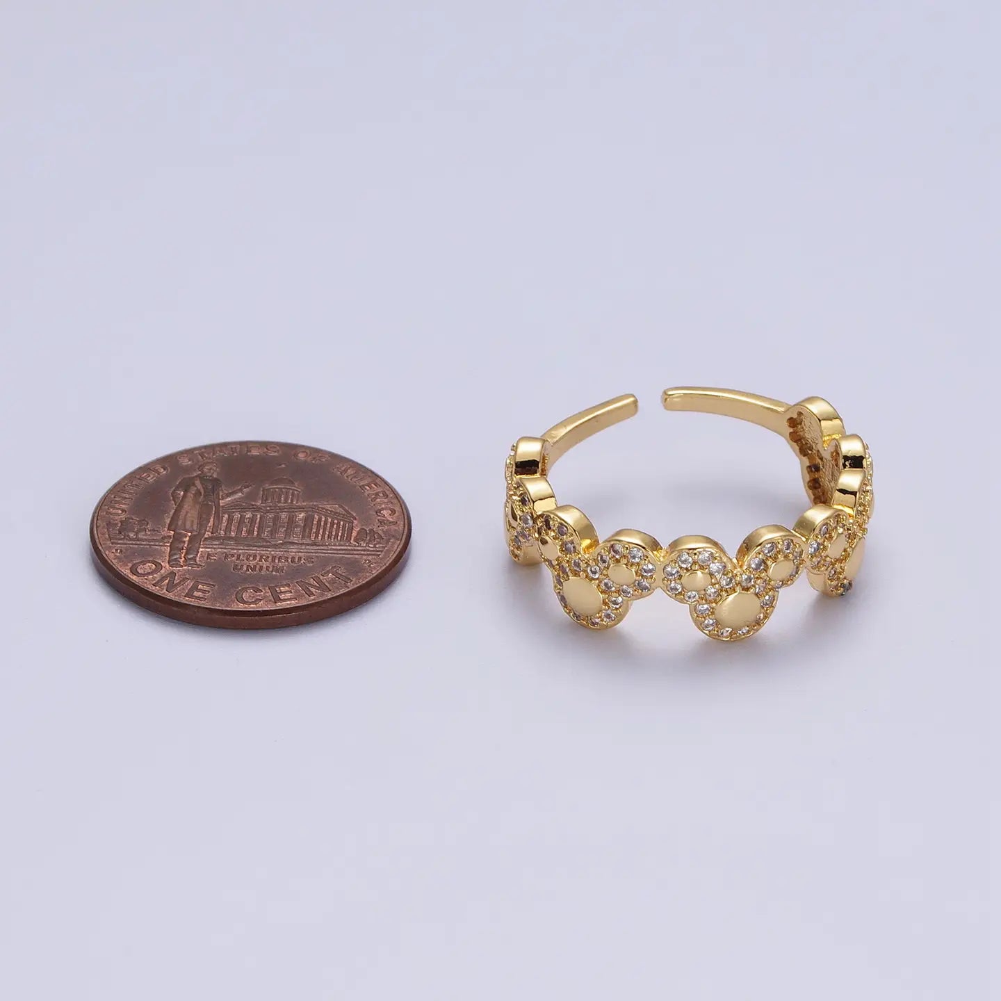 Gold Mouse Ring