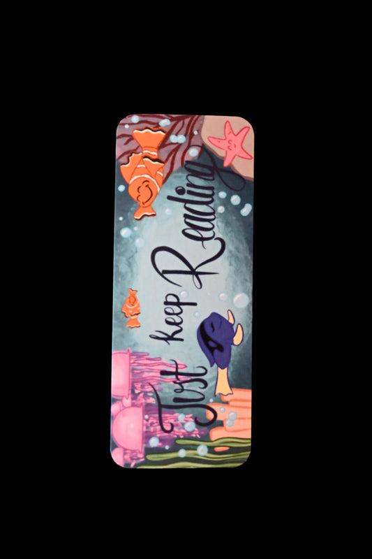 Just Keep Reading Bookmark