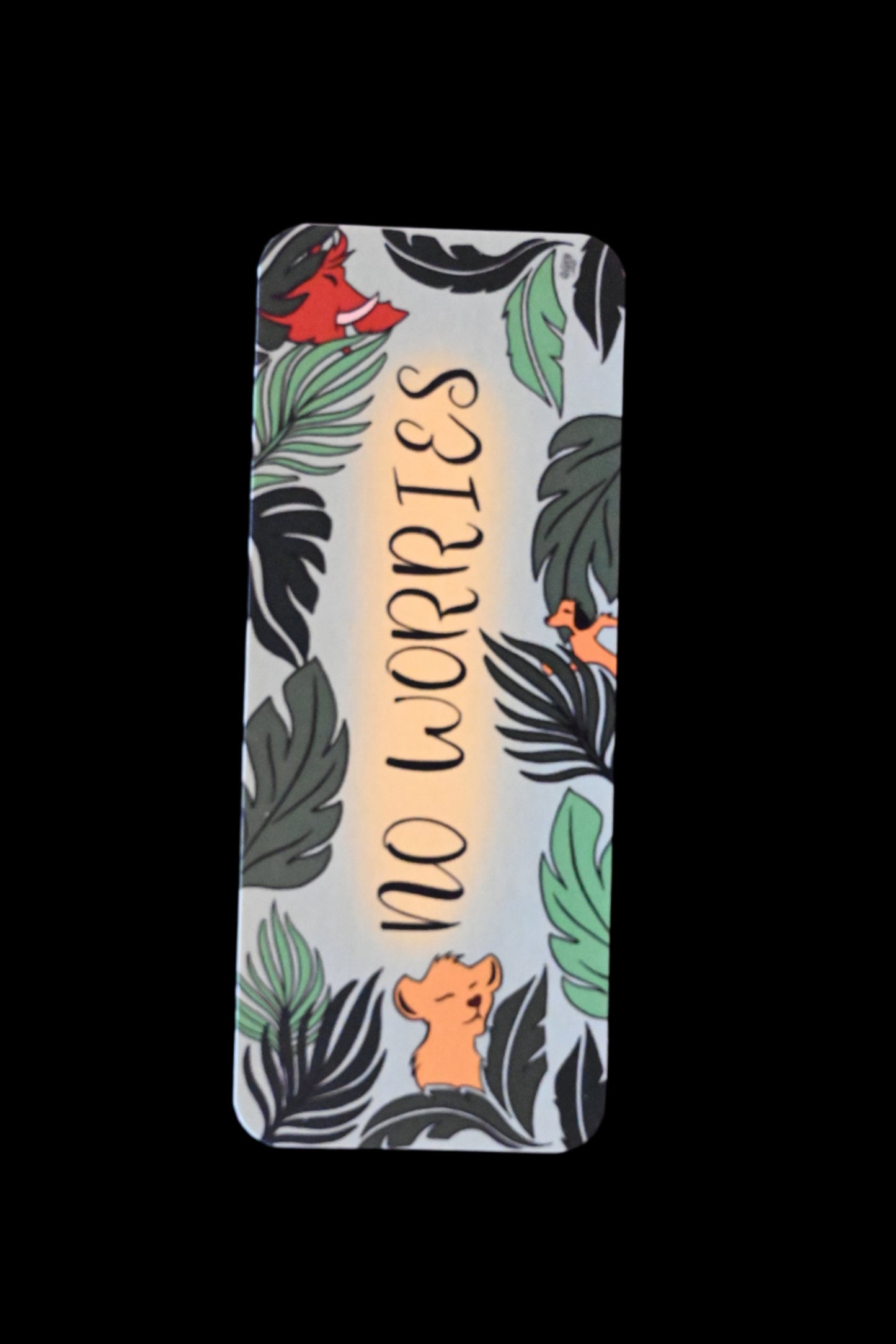 No Worries Bookmark